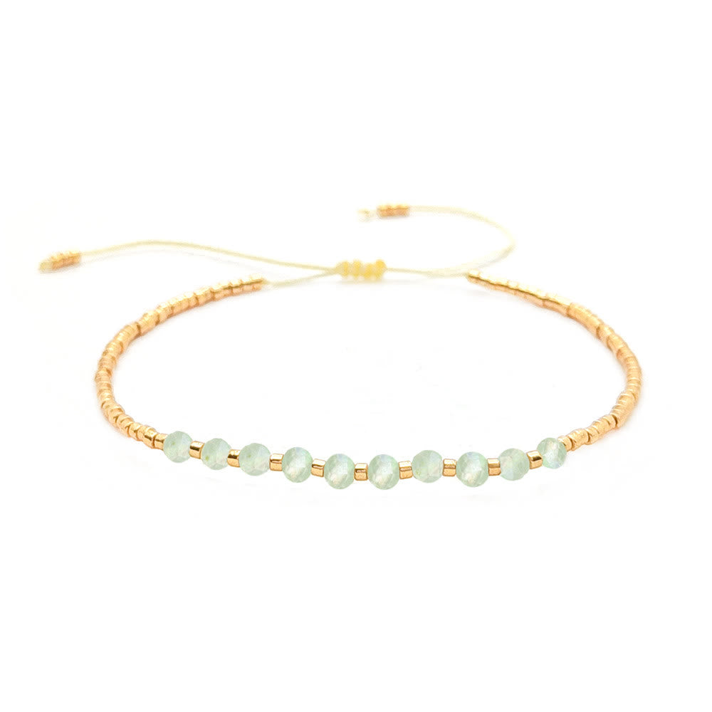 Bracelet Olivenorma en petites perles de cristal naturel