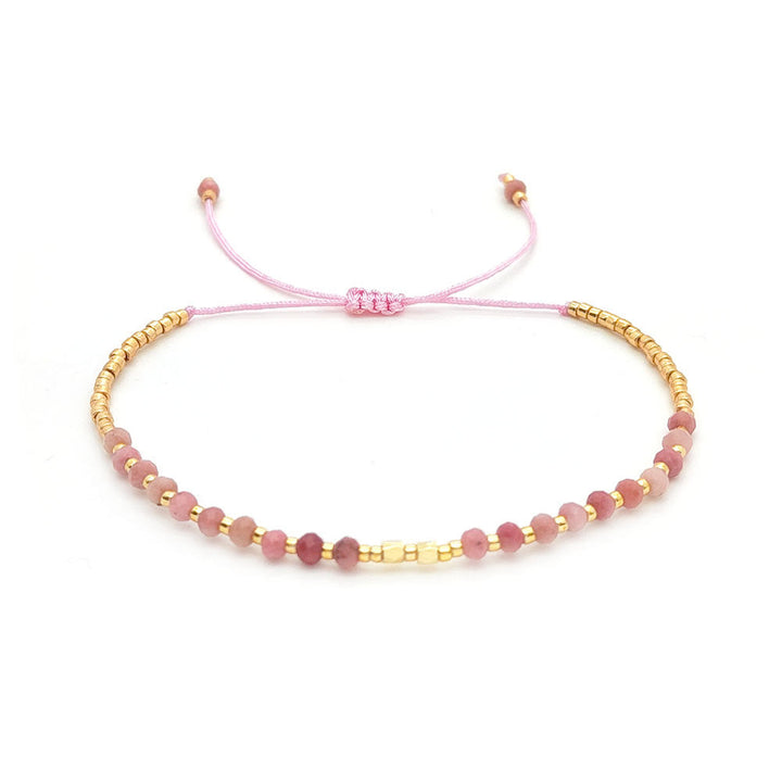 Bracelet Olivenorma en petites perles de cristal naturel