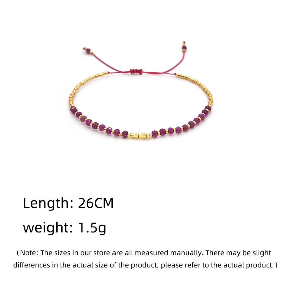 Bracelet Olivenorma en petites perles de cristal naturel