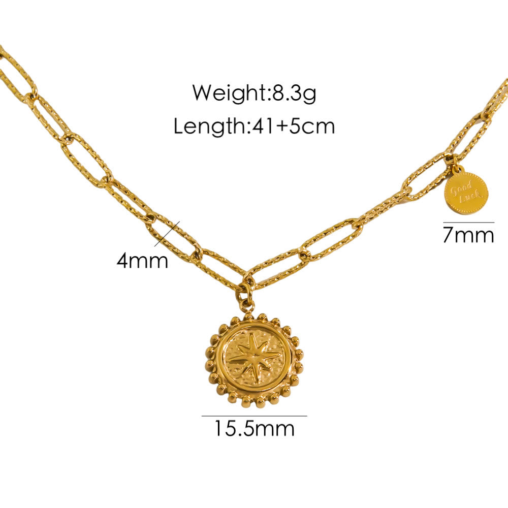 Collier avec pendentif en nacre naturelle de perles d'eau douce Olivenorma