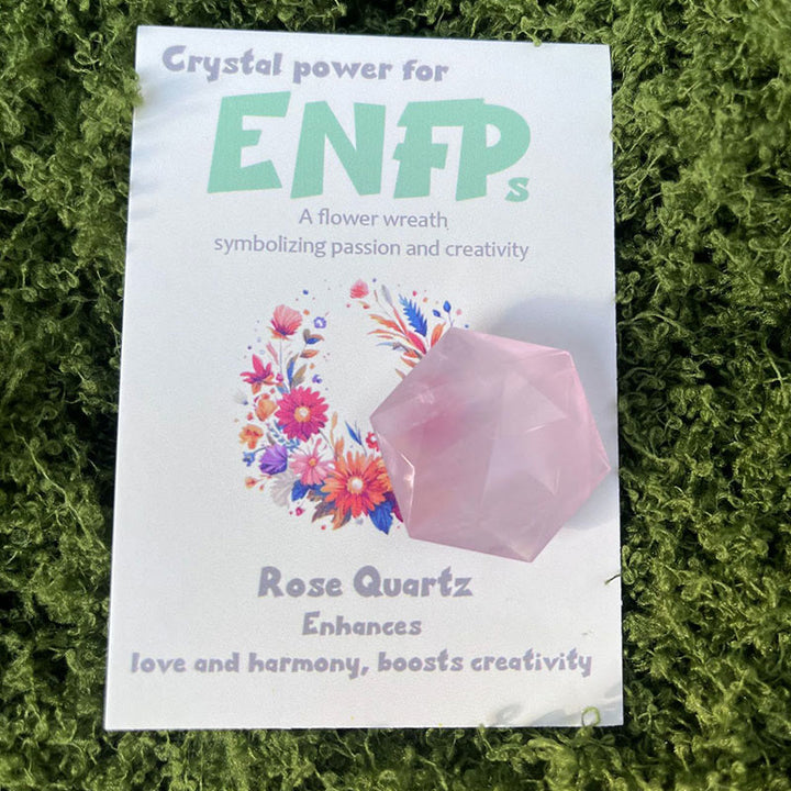 Ornements en cristal de gemme MBTI Olivenorma en pierre naturelle