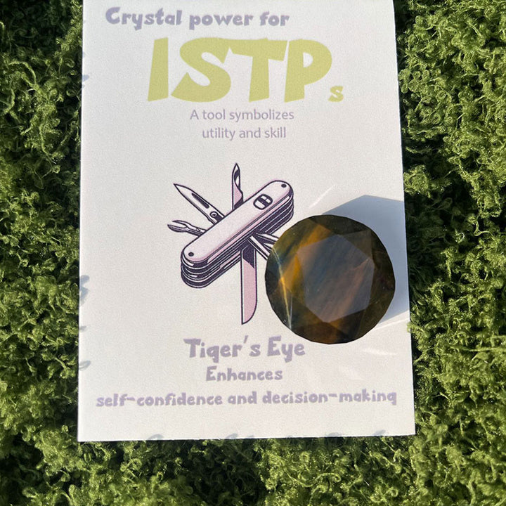 Ornements en cristal de gemme MBTI Olivenorma en pierre naturelle