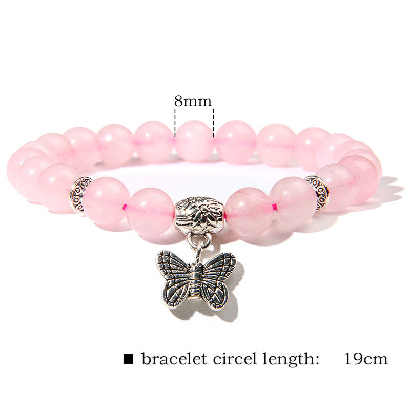 Bracelet à breloques papillon en turquoise naturelle Olivenorma