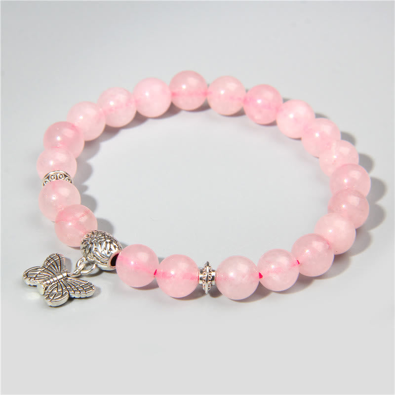 Bracelet à breloques papillon en turquoise naturelle Olivenorma