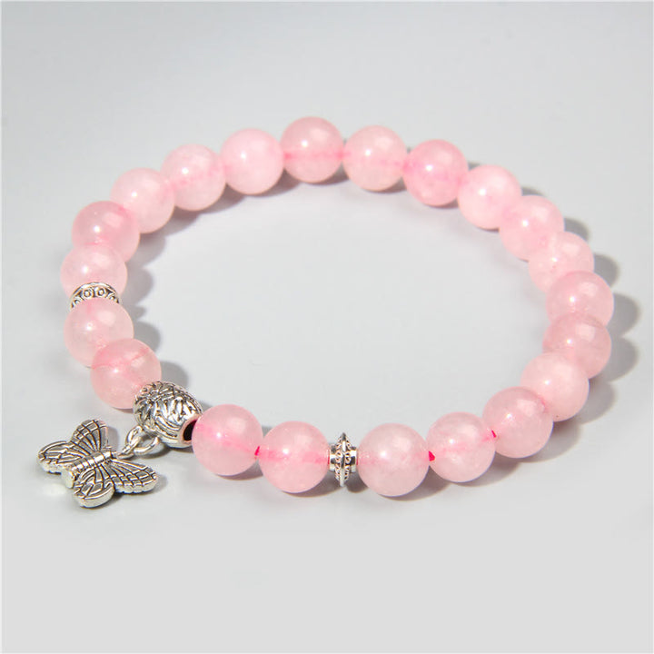 Bracelet à breloques papillon en turquoise naturelle Olivenorma