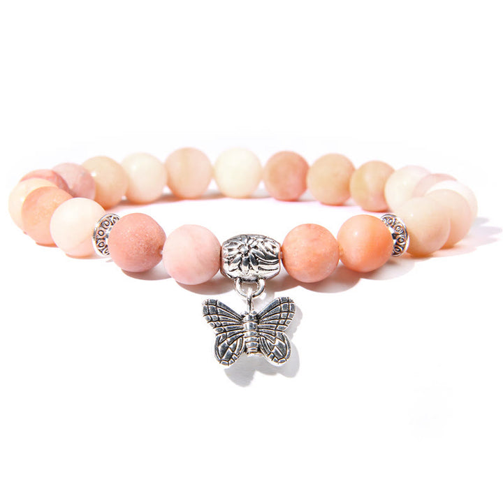 Bracelet à breloques papillon en turquoise naturelle Olivenorma