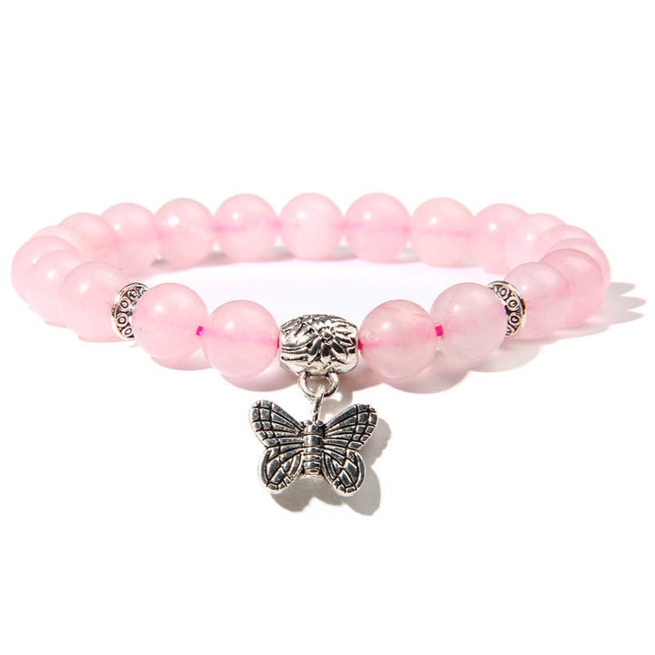 Bracelet à breloques papillon en turquoise naturelle Olivenorma