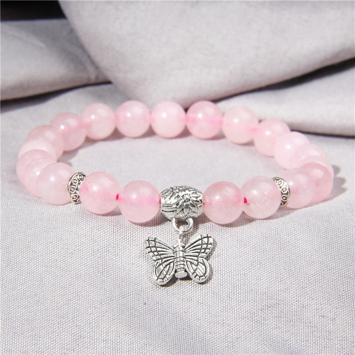 Bracelet à breloques papillon en turquoise naturelle Olivenorma