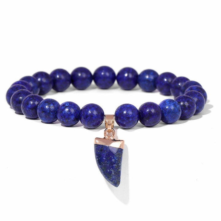 Bracelet de guérison en perles rondes polies en pierre naturelle Olivenorma