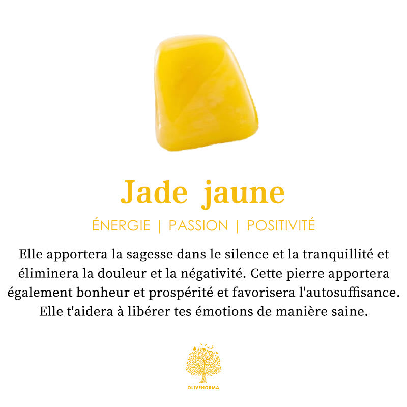 Tour d'énergie de lotus en jade jaune Olivenorma Pyramide orgone