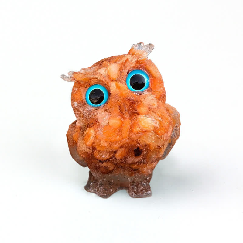 Figurine de hibou en cristal Olivenorma Wise Guardian, décoration en pierre précieuse - image 60