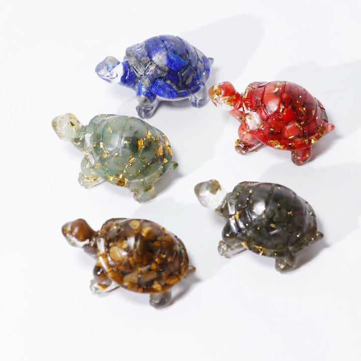 Colle de gravier en cristal Olivenorma Décoration en pierres précieuses pour petite tortue - image 79