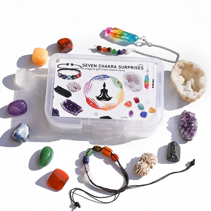 Coffret de décorations en cristal énergétique Olivenorma