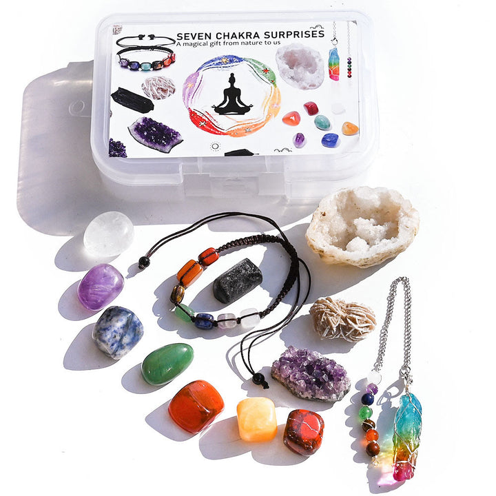Coffret de décorations en cristal énergétique Olivenorma
