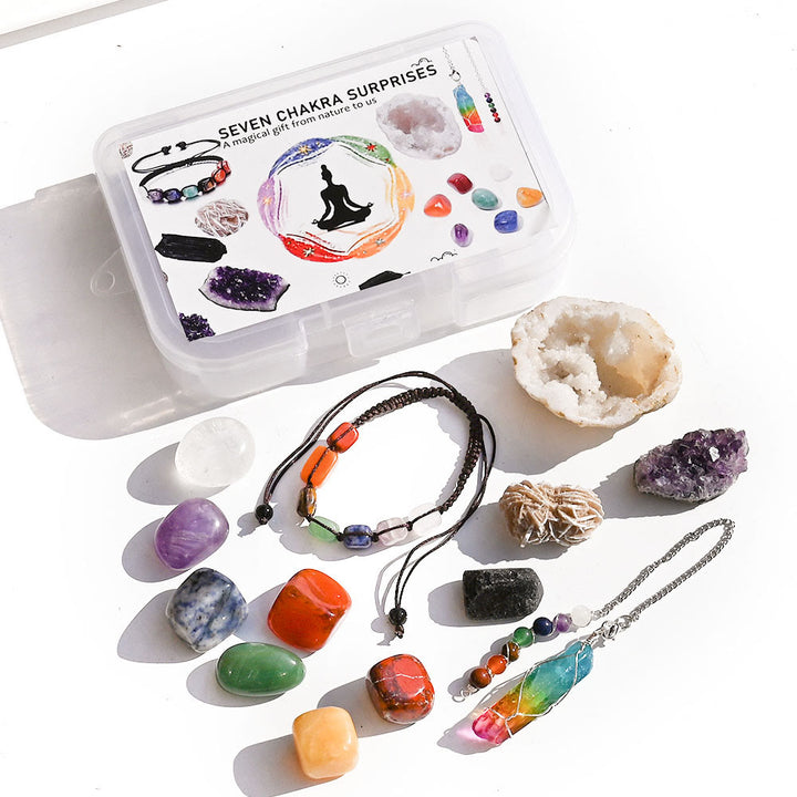 Coffret de décorations en cristal énergétique Olivenorma