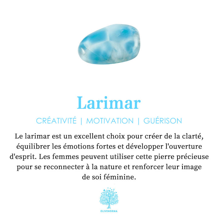 Ensemble de colliers Olivenorma Larimar Turquoise Zircon