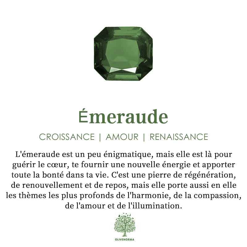Collier vintage émeraude Olivenorma « Beyond the Oasis »