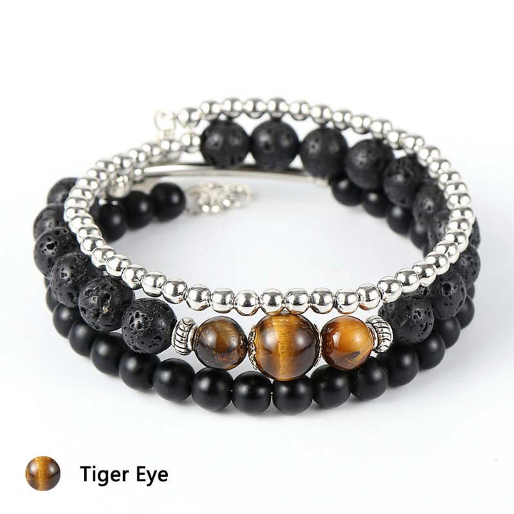 Bracelet en pierre de protection en cristal naturel
