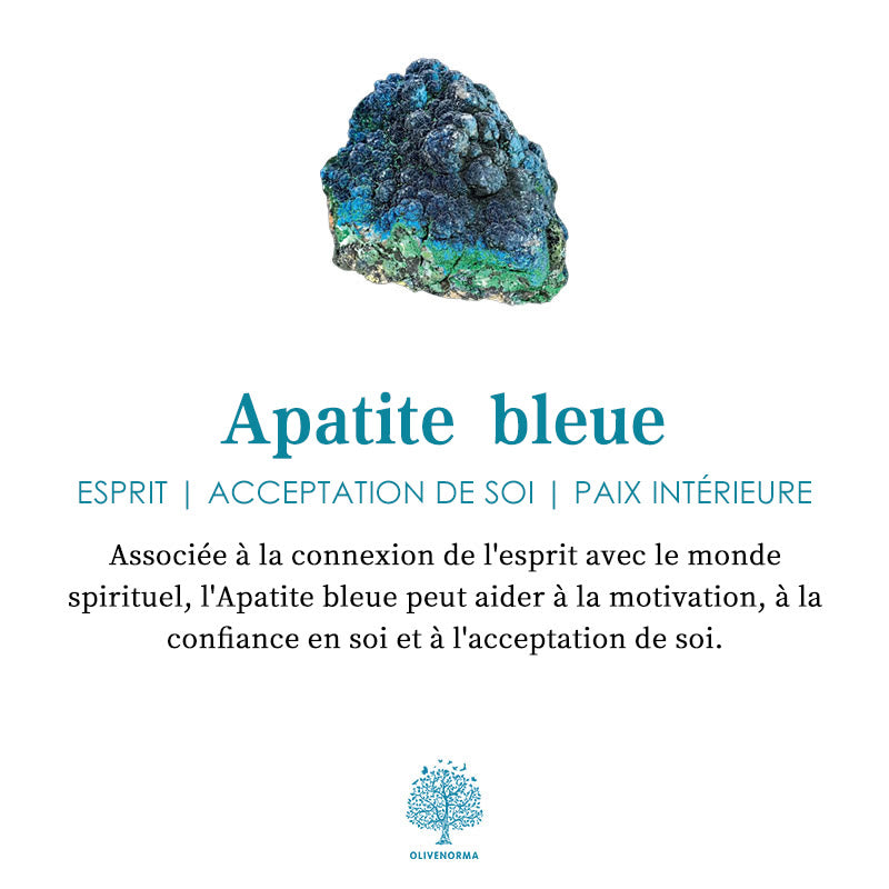 Bracelet pendentif mauvais œil en perles de pierre naturelle Olivenorma