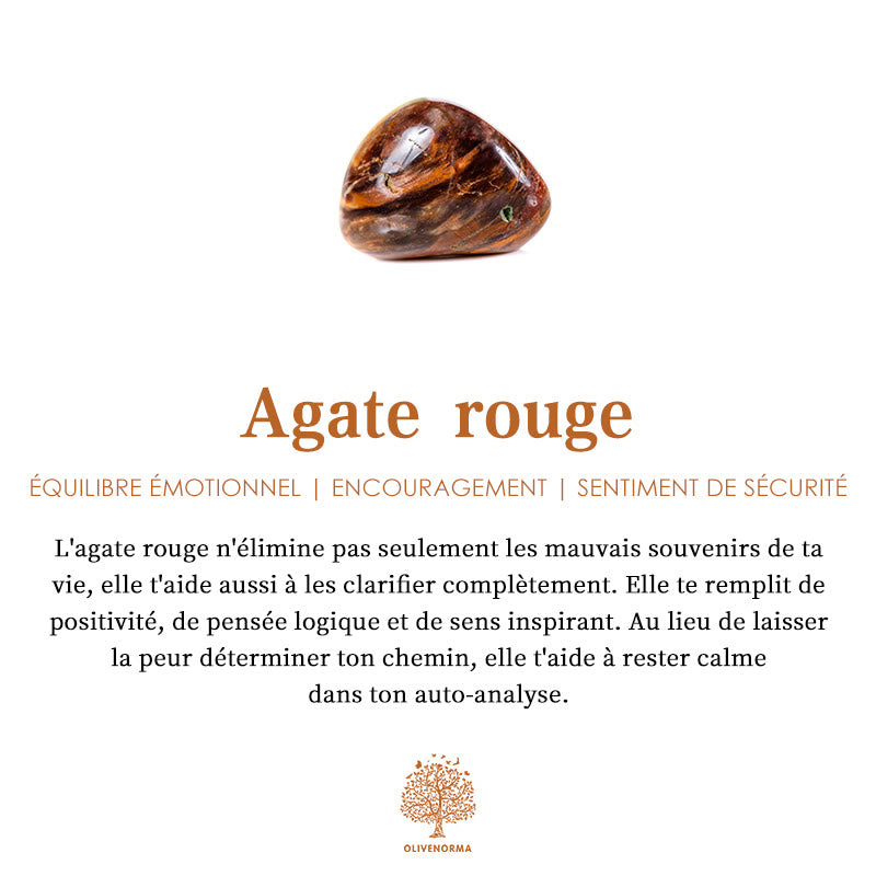 Bracelet pendentif mauvais œil en perles de pierre naturelle Olivenorma