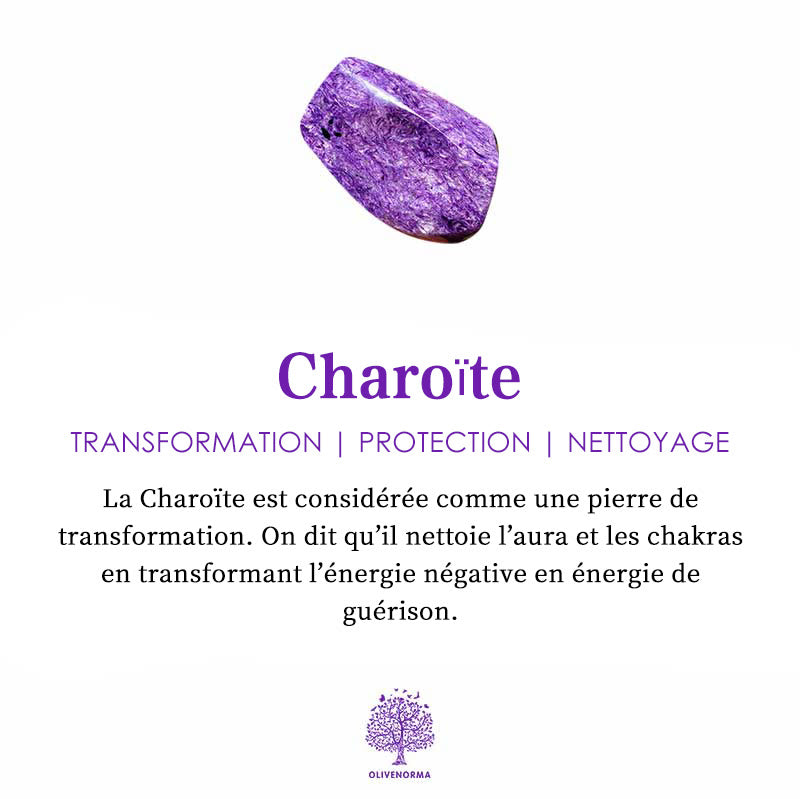 Bracelet long en perles de cristal et pierres naturelles Olivenorma