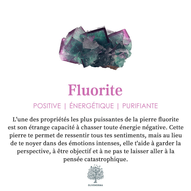 Bracelet long en perles de cristal et pierres naturelles Olivenorma - image 33