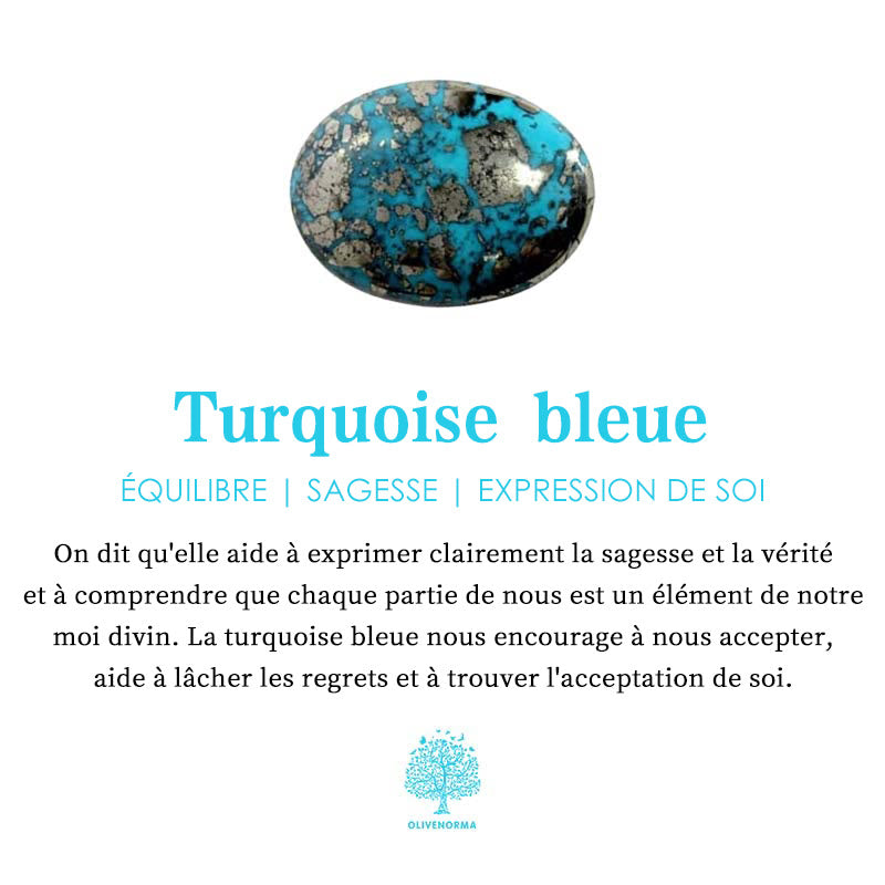 Bracelet à breloques papillon en turquoise naturelle Olivenorma
