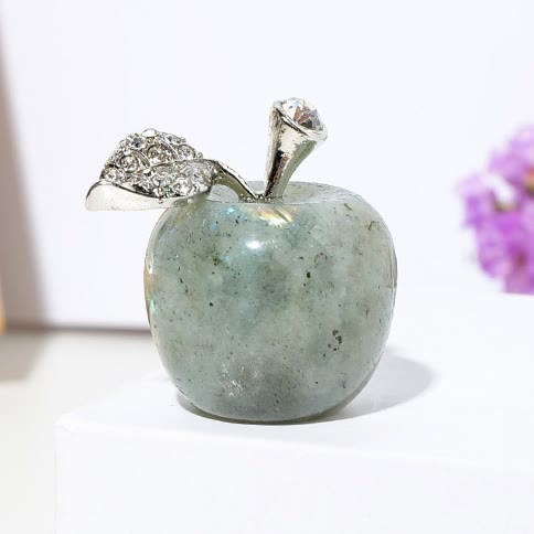 Décoration en pierres précieuses de pomme de fruit de la paix Olivenorma