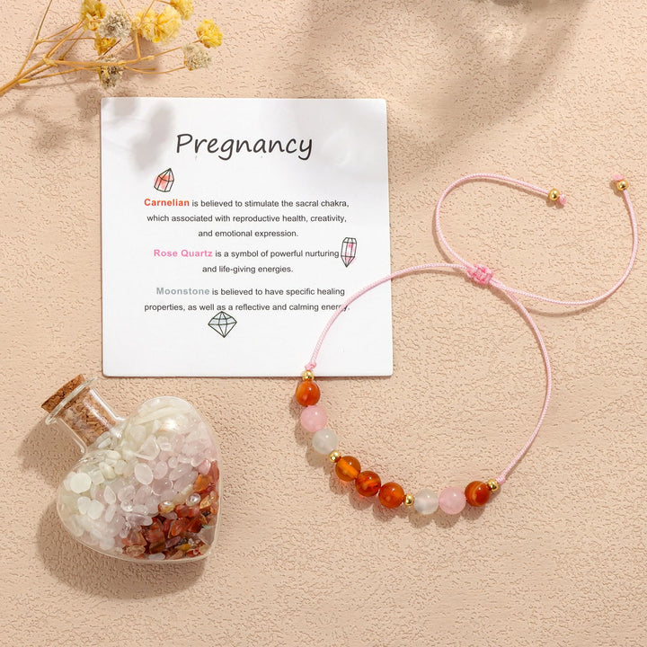 Bracelet en cristal naturel Olivenorma Healing Gift Wish Bottle
