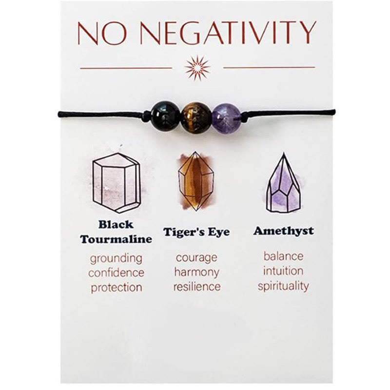 Olivenorma Lot de 9 bracelets de yoga en pierre naturelle et cristal de guérison