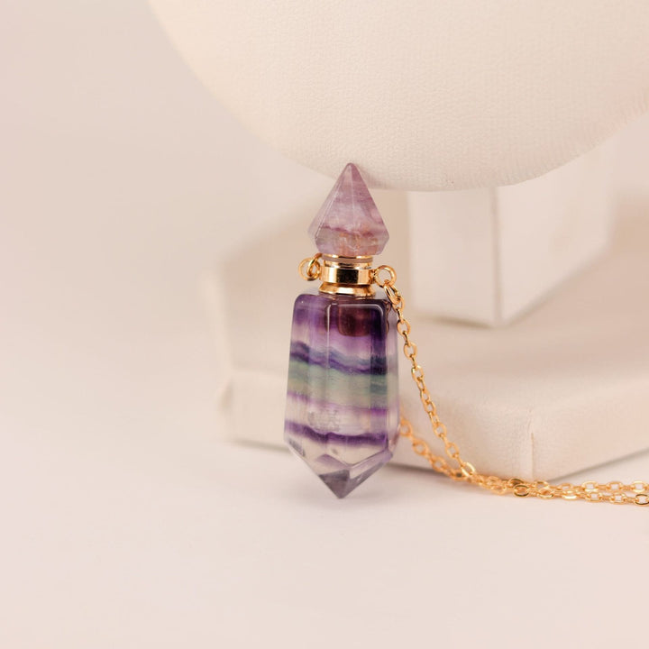 Collier diffuseur d'huiles essentielles à colonne hexagonale Olivenorma