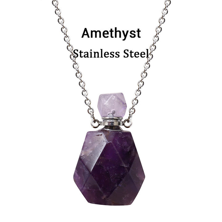 Collier diffuseur d'huiles essentielles en cristal Olivenorma