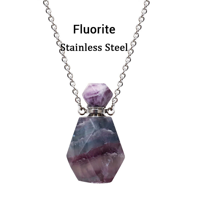 Collier diffuseur d'huiles essentielles en cristal Olivenorma