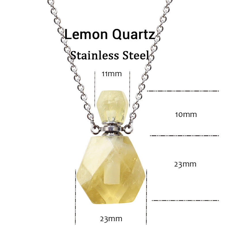 Collier diffuseur d'huiles essentielles en cristal Olivenorma