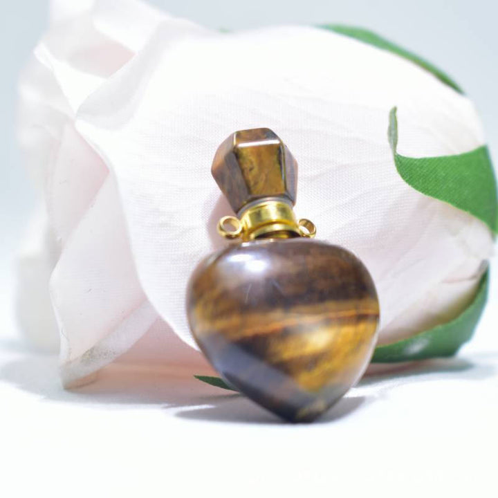 Collier diffuseur d'huiles essentielles en cristal Olivenorma Love Bottle
