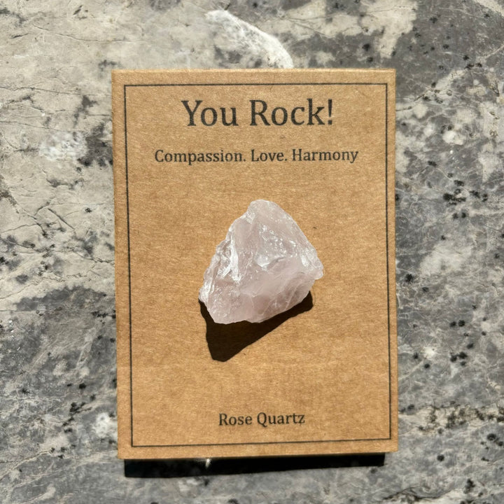 Carte Olivenorma « You Rock » Cadeau en pierre naturelle Pierre naturelle