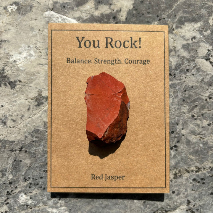 Carte Olivenorma « You Rock » Cadeau en pierre naturelle Pierre naturelle
