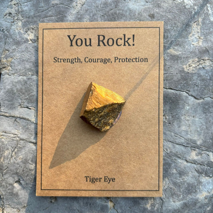 Carte Olivenorma « You Rock » Cadeau en pierre naturelle Pierre naturelle