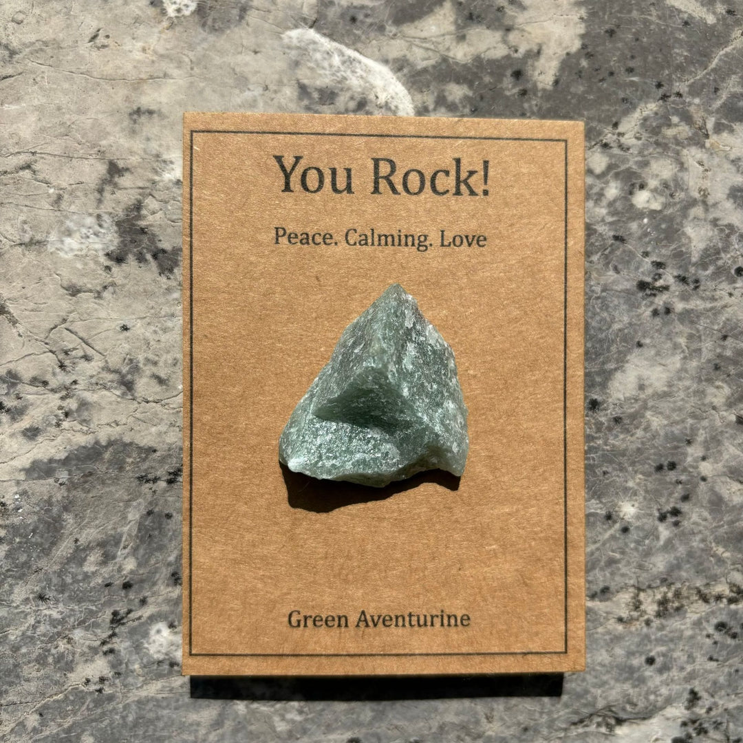 Carte Olivenorma « You Rock » Cadeau en pierre naturelle Pierre naturelle