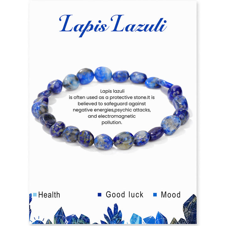 Bracelet Olivenorma en perles de cristal irrégulières naturelles de 6 à 8 mm