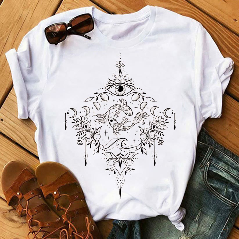 T-shirts inspirants en polyester Olivenorma Tree of Life