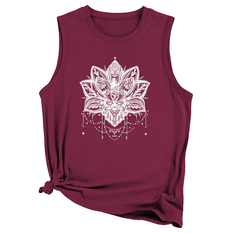 T-shirt sans manches imprimé Lotus Olivenorma - image 12