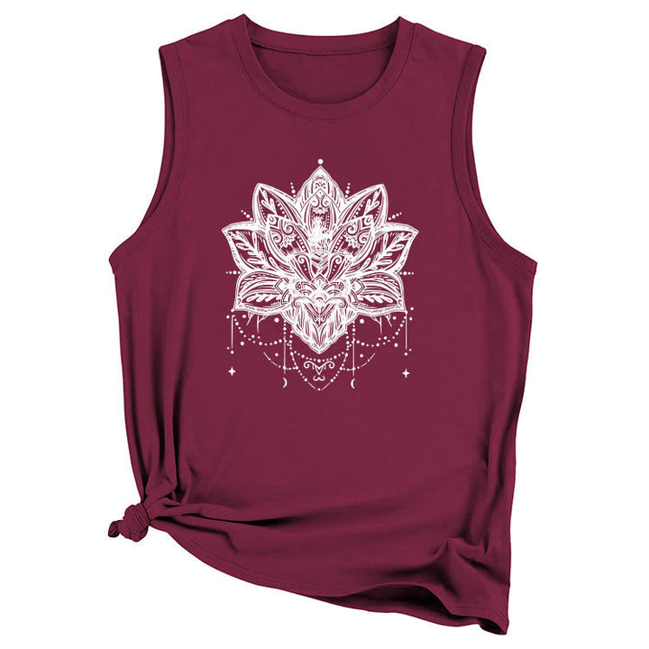 T-shirt sans manches imprimé Lotus Olivenorma - image 12