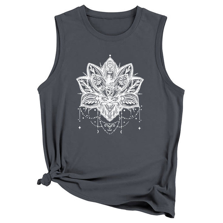 T-shirt sans manches imprimé Lotus Olivenorma - image 6