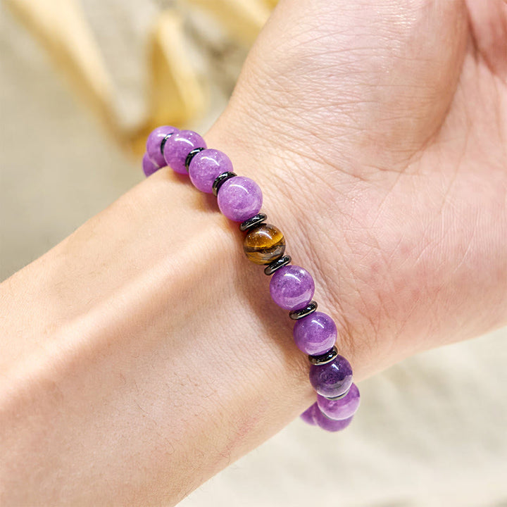 Bracelet Olivenorma « Soul Guardian » en améthyste et huile essentielle de courage - image 6