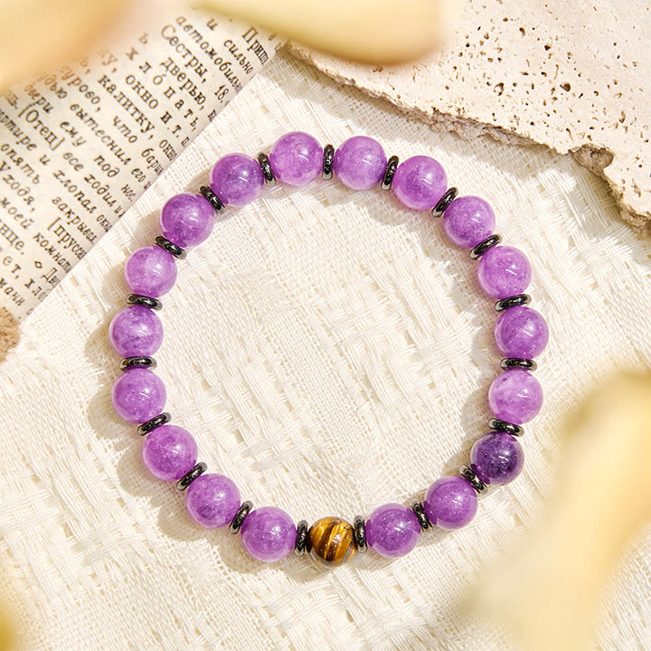 Bracelet Olivenorma « Soul Guardian » en améthyste et huile essentielle de courage - image 8