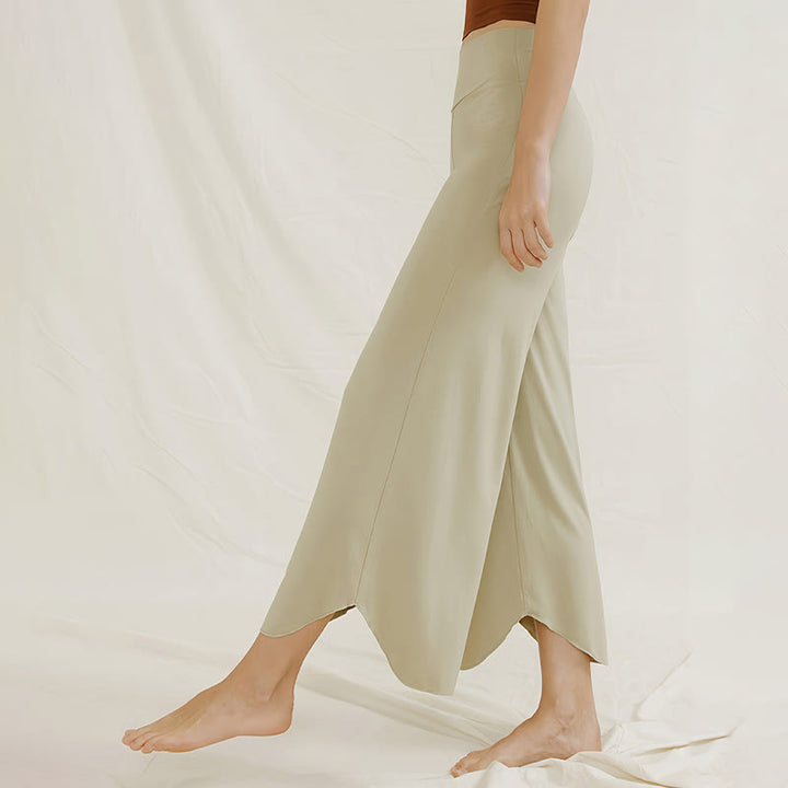 Pantalon de yoga évasé doux Olivenorma