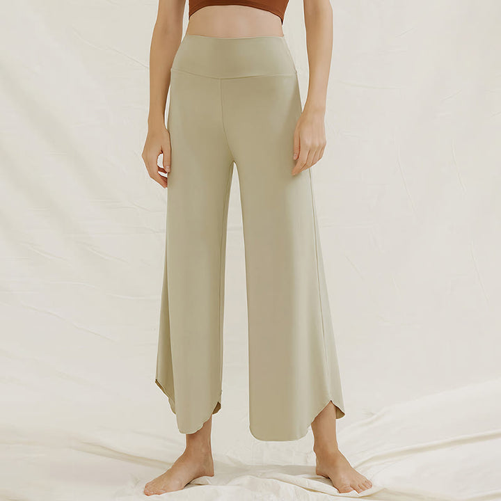 Pantalon de yoga évasé doux Olivenorma