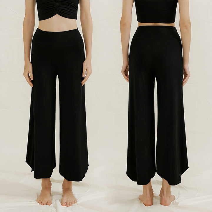 Pantalon de yoga évasé doux Olivenorma - Noir - L - image 4