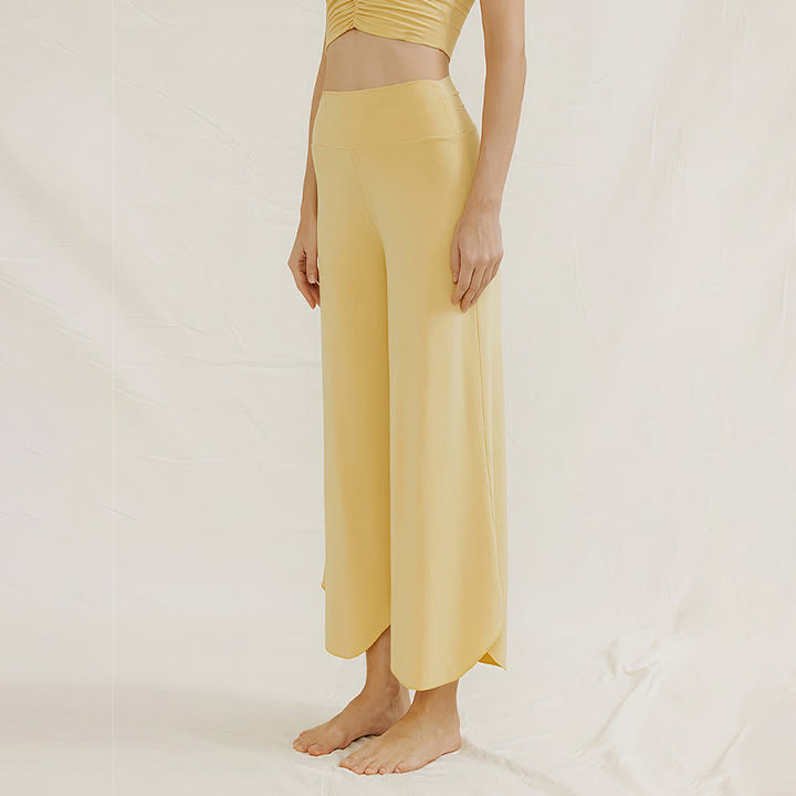 Pantalon de yoga évasé doux Olivenorma